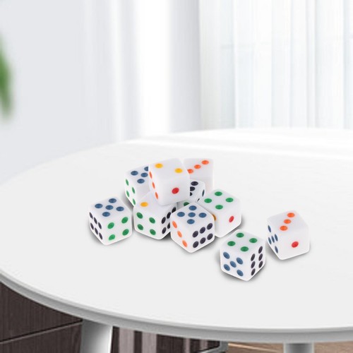10x dés acryliques jeu - , de