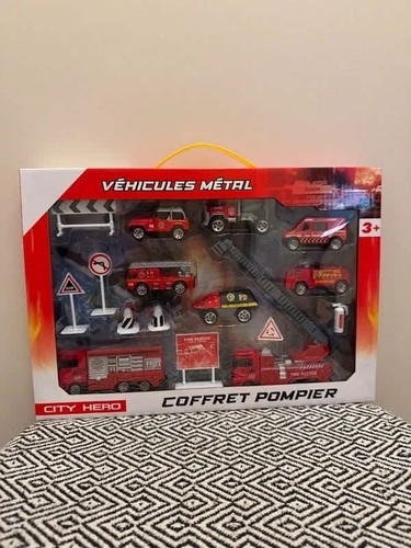 Coffret véhicules métal - coffret,