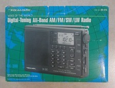Realistic DX-380 Shortwave Digital Tuning All Band AM/FM/SW/LW Radio In Box Nice