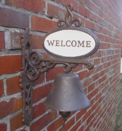 Cloche porte bienvenue - porte,