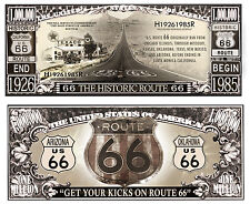 ROUTE 66 BILLET MILLION DOLLAR US! Collection ETATS UNIS AMERIQUE USA Biker Moto