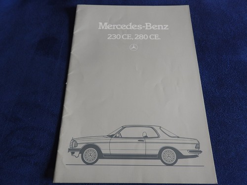 Catalogue mercedes 230 - 230, ce