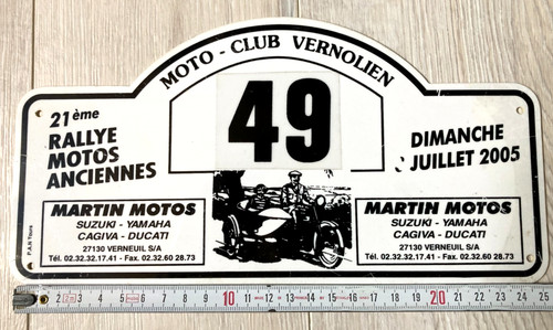 Plaque rallye motos - rallye,