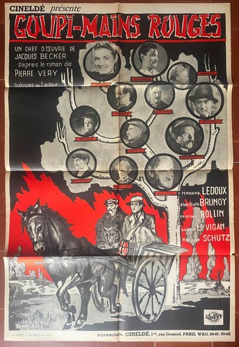 Affiche goupi mains rouges - goupi,
