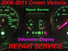 2006-2011 REPAIR SERVICE for Ford Crown Vic CVPI Gauge Cluster Odometer Display
