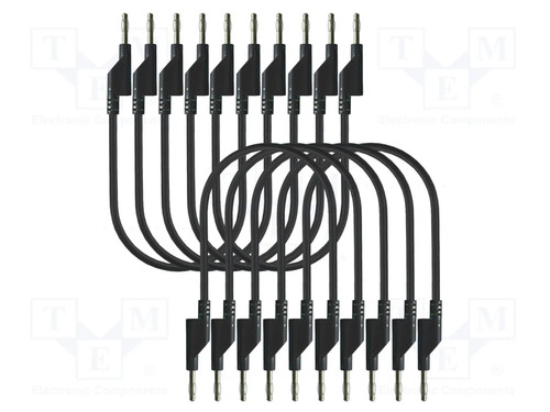 Peaktech 7046 black cordons - p-7046-black,