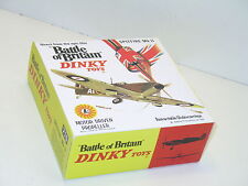 n116, DINKY TOYS box, spitfire plane, bt repro dinky military ref 719