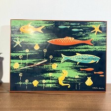 Vintage Signed Villadier Blanche Watch Retro Marine Decor 70s Pop Design