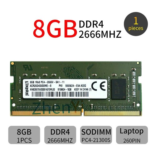 8gb 4go ddr4 2666mhz - 8gb,