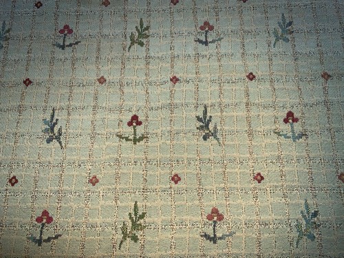 Vintage fabric upholstery
