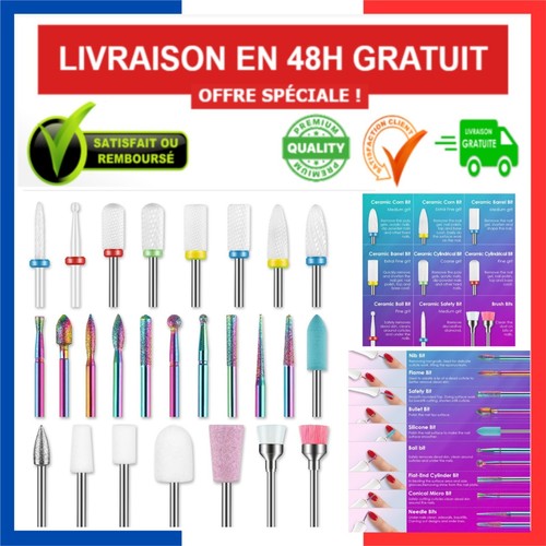 Embouts ponceuse ongles - 26,