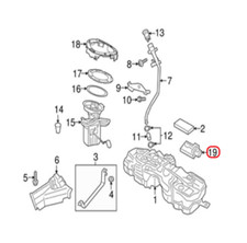 Genuine Volvo 32203571 ECU, Fuel Pump S60 III S90 II V60 II V90