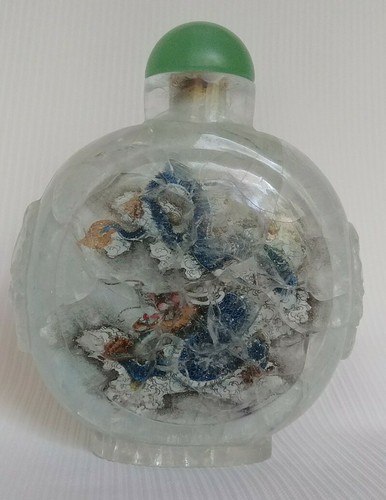 Antique chinese crystal bottle - chinese,