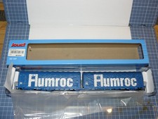 train électrique ho sncf JOUEF wagon baché 3 essieux  Flumoc