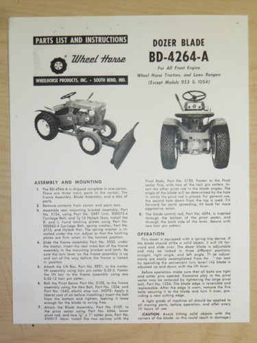 1963 wheel horse tractor - wheel,