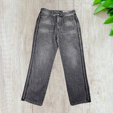 Diesel D-Aryel-SP1 Straight Fit Jeans Black Womens W27 Y2K