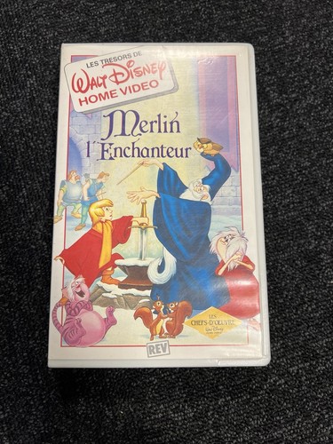 Vhs merlin enchanteur k7 - l'enchanteur,