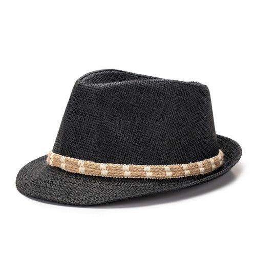 Chapeau fedora paille homme - fedora,