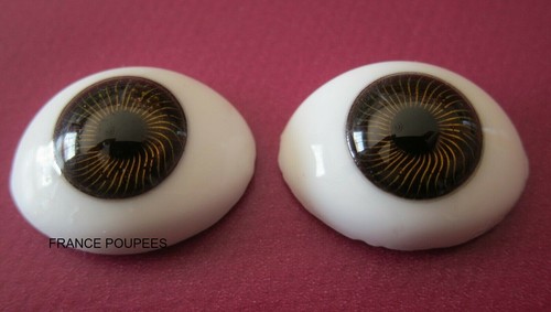 Yeux 24mm verre ovales pour - en,