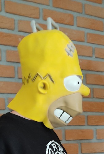 Masque homer simpson - masque, monstre