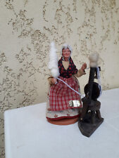 1 santon ancien habillé