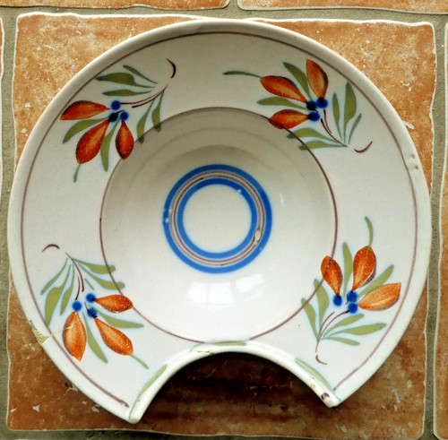 Ancien plat barbe en - ancien,