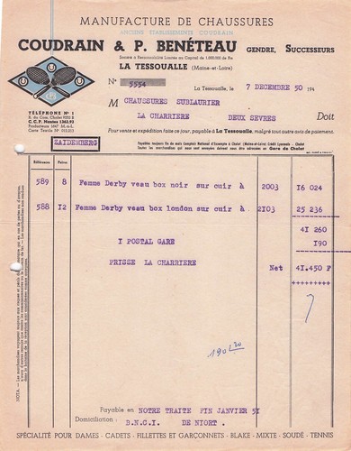 Tessoualle chaussures - 49,