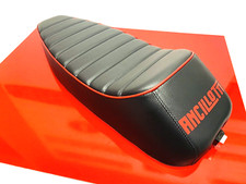 VESPA PX PE T5 CLASSIC 1977 TO 2016 BLACK AND RED TRIM ANCILLOTTI SPORTS SEAT