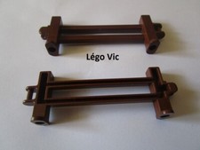 Lego 3967 x2 Duplo Fence Brown Barrier Farm Farm 1024 2641 2455 1040 MOC -B7