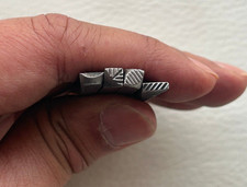 Lot de 4 outils de bijoutier vintage indiens en fonte poinçonnée