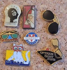 Lot 7 Pin's Lunette Opticien