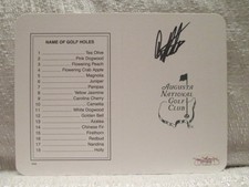 Craig Stadler Signed Augusta National Masters Scorecard JSA D71876