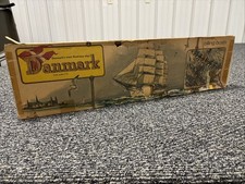VTG Billing Boats 1:75 Scale Danmark Training Ship Model Kit W/ Box *Read*