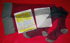 BAS VINTAGE VALDERAU PJ T 6 (92 cm) GRIS TAUPE NYLON LISSE LINGERIE SEXY GLAMOUR