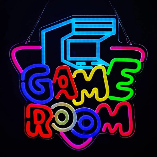 Enseigne néon game - enseigne, room
