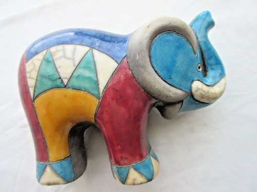Sculpture raku art - en, raku,