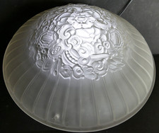 VASQUE  Verre pressé ART DECO