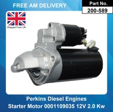 Starter Motor For Perkins Engines 404D-22 2009- 0001109035 714/35600