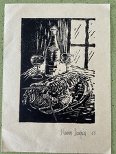 Lithographie gravure Nature