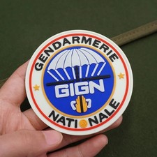 Patch PVC Gendarmerie Nationale GIGN 8cm Tactique Militaire Airsoft