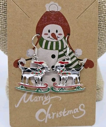 Christmas pierced earrings - christmas,