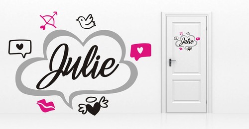 Sticker chambre ado fille - chambre,