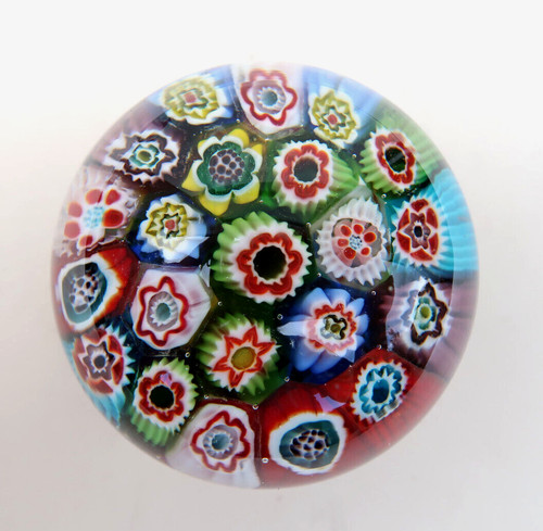 Presse papier millefiori boule - millefiori,