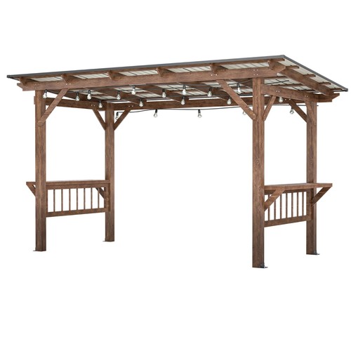 13x6 wooden pergola w - wooden,