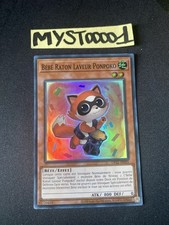 Yu-gi-oh! Card Baby Raccoon Ponpoko OP22-FR005 Super Rare French 