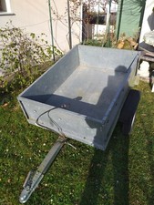 remorque bagagère occasion dimensions 12 x 90 grise avec roue de secours