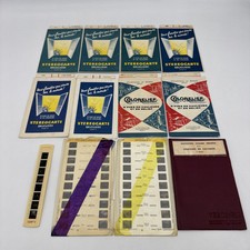 Lot de 10 STEREOCARTE /COLORELIEF Brugière - diapositive babycolor