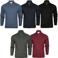 Xact Pull Zippé 1/4 Homme En Mélange De Coton