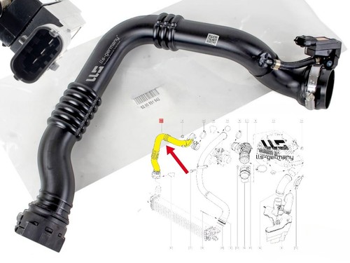 Durite turbo entrée air - durite, d'air