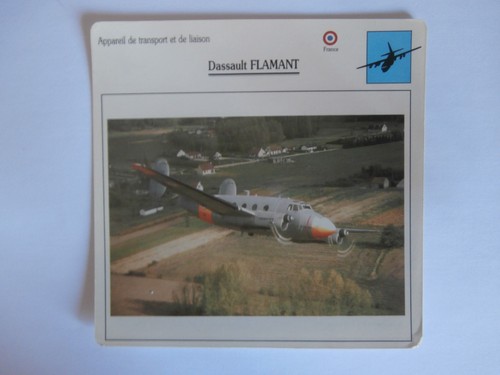 Carte fiche avion dassault - carte, –